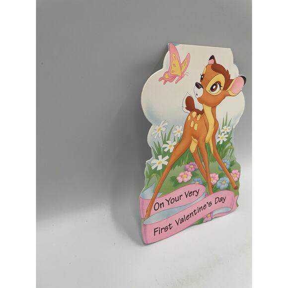 Vintage Baby's First Valentine Bambi Gibson Greetings Card - Picture 2 of 4